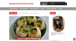 Desktop Screenshot of maharashtrian-recipes-online.com